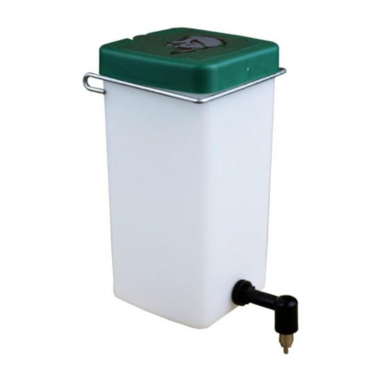 Plastic konijnendrinkfles met klapdeksel 1 liter 1